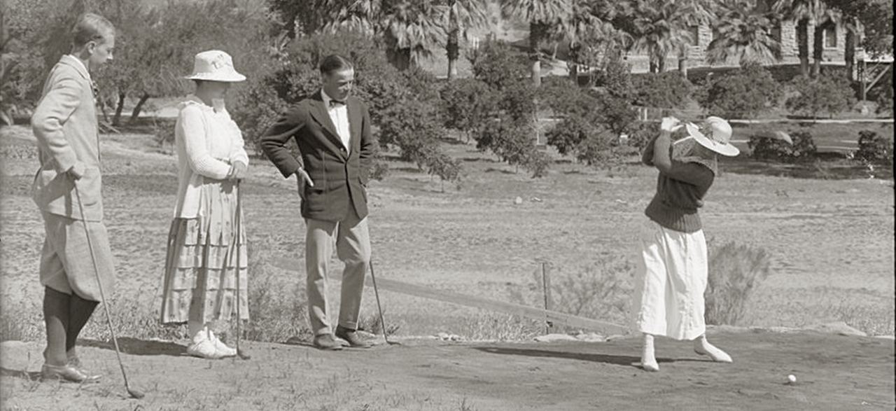 Golf c 1920s at Castle Hot Springs